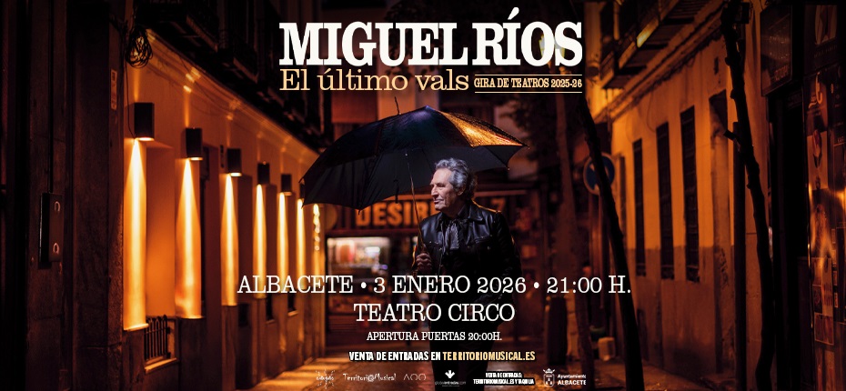 Miguel Ríos: El último vals - Gira de teatros 2025-26